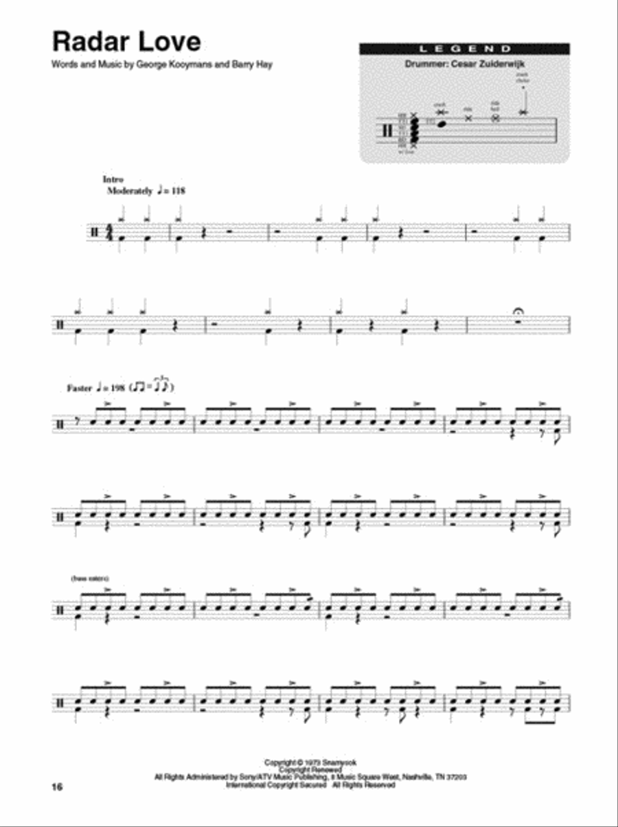Classic Rock Drum Set scores gallery preview page 4