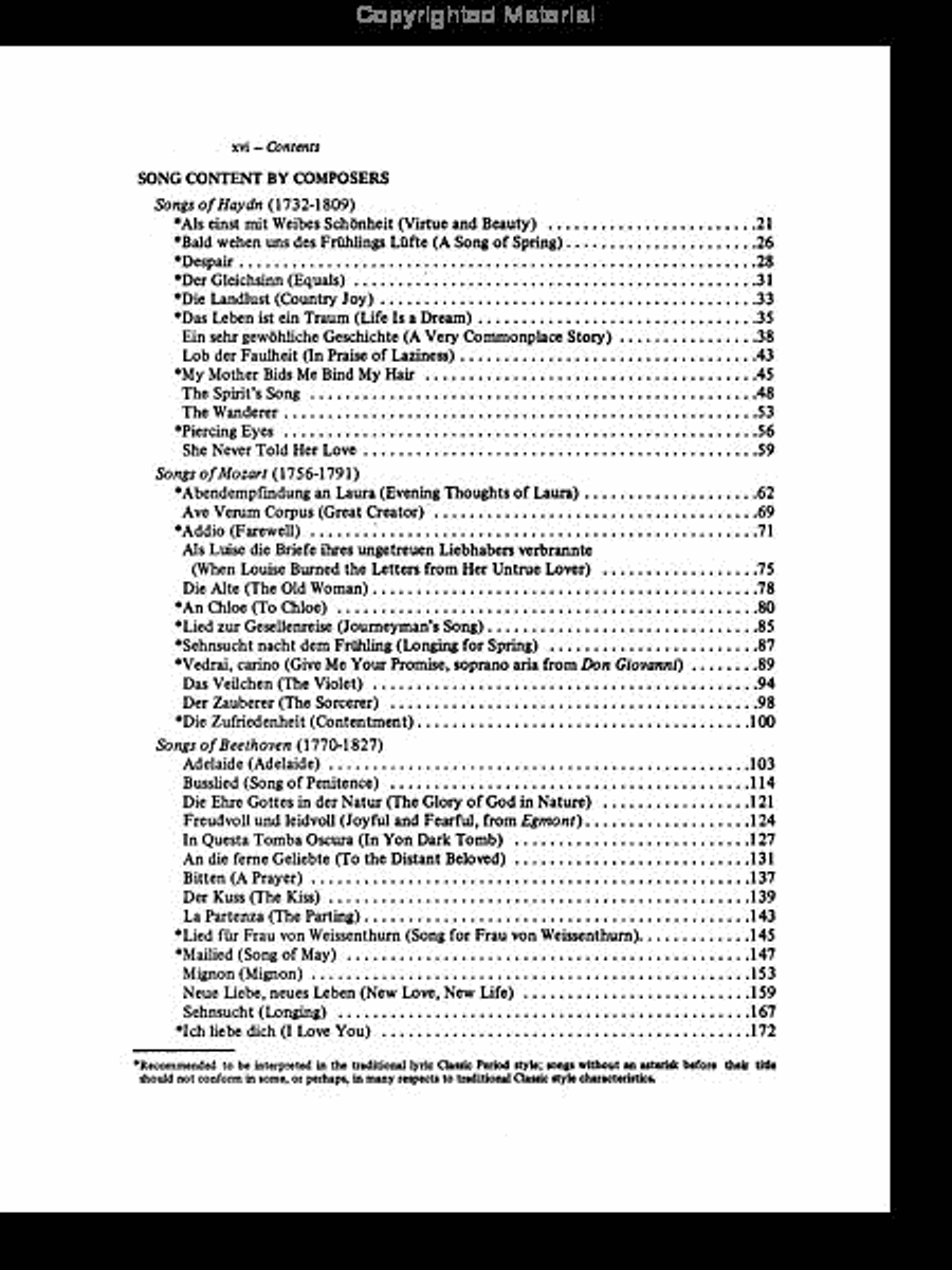 57 Classic Period Songs 57 Classic Period Songs Medium-Low Voice scores gallery preview page 4