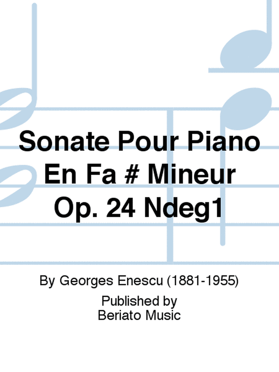 Sonata Op. 24 No. 1 F Minor