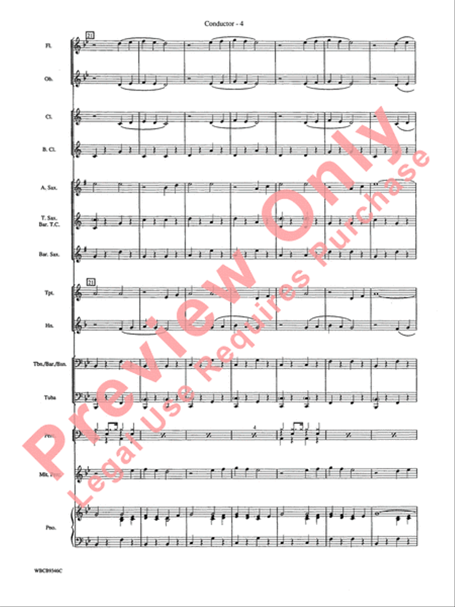 Mack the Knife (from The Threepenny Opera) Concert Band scores gallery preview page 7