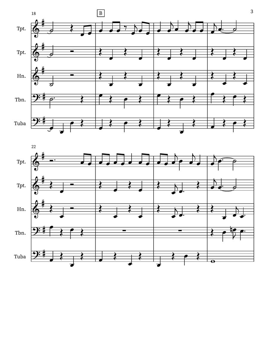 Put Your Hand in the Hand Small Ensemble scores gallery preview page 3