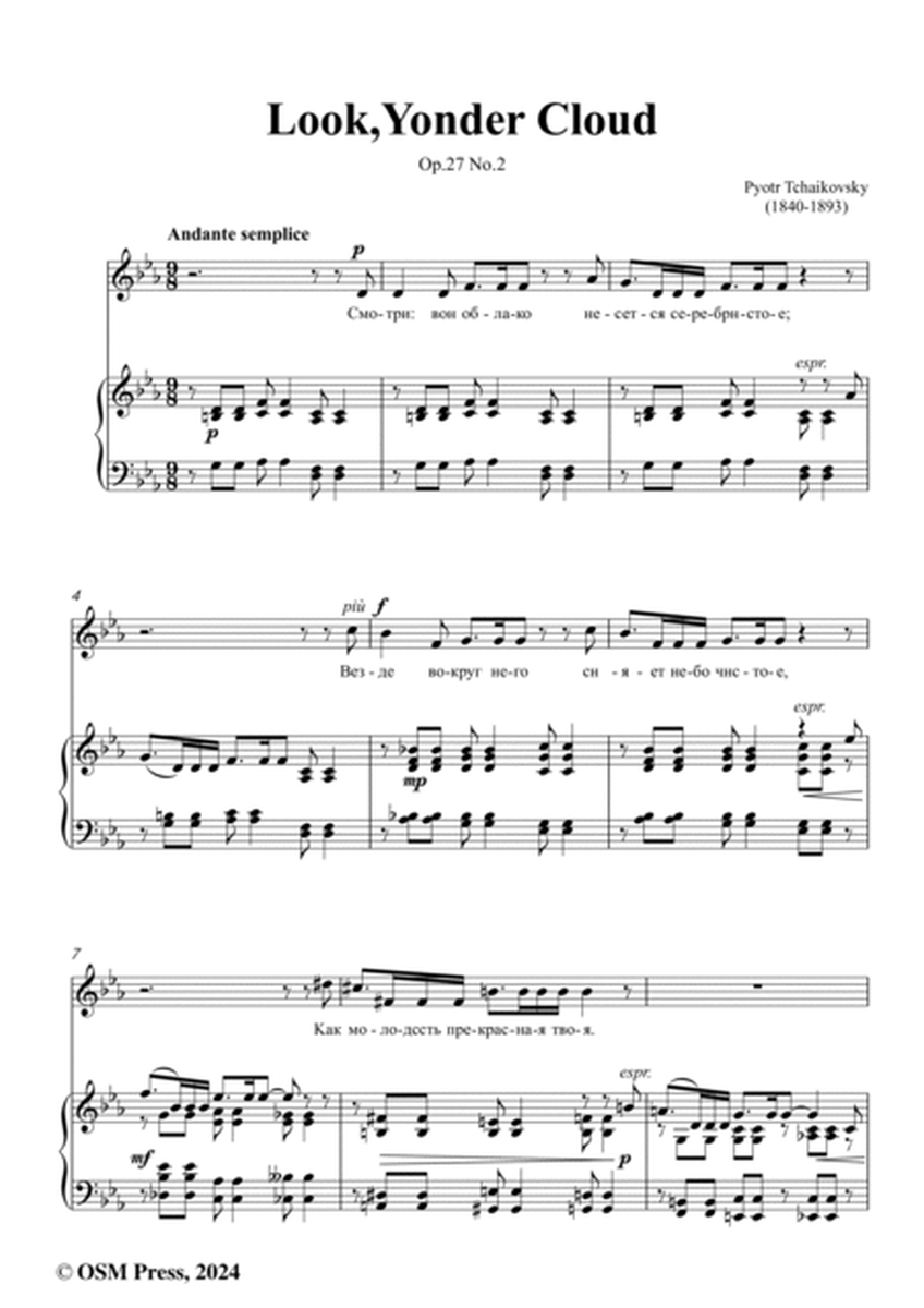 Tchaikovsky-Look,Yonder Cloud,in c minor,Op.27 No.2