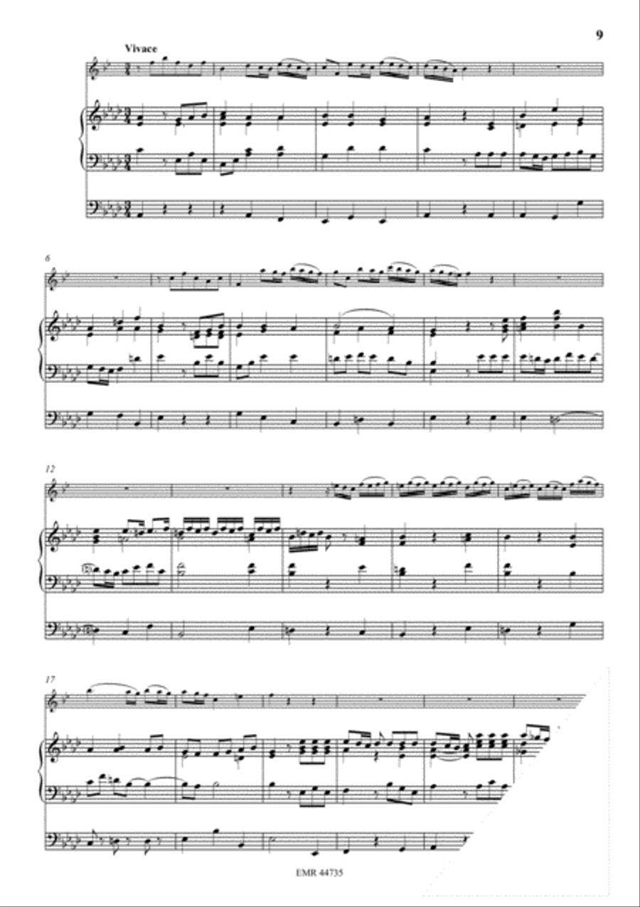 Sonata Ab-Dur Tenor Saxophone scores gallery preview page 5