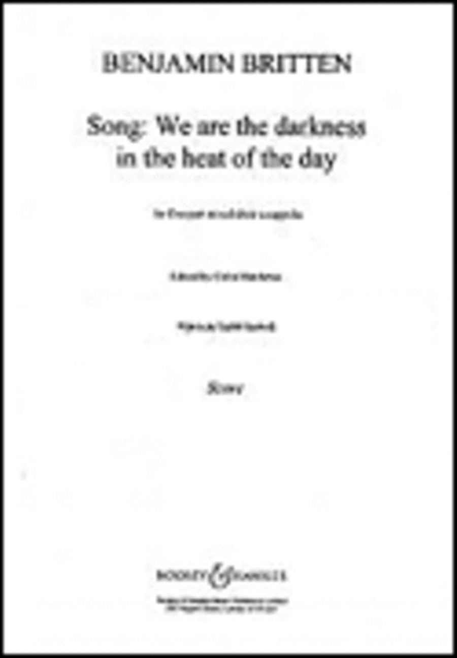 We Are the Darkness in the Heat of the Day SSATB scores gallery preview page 1