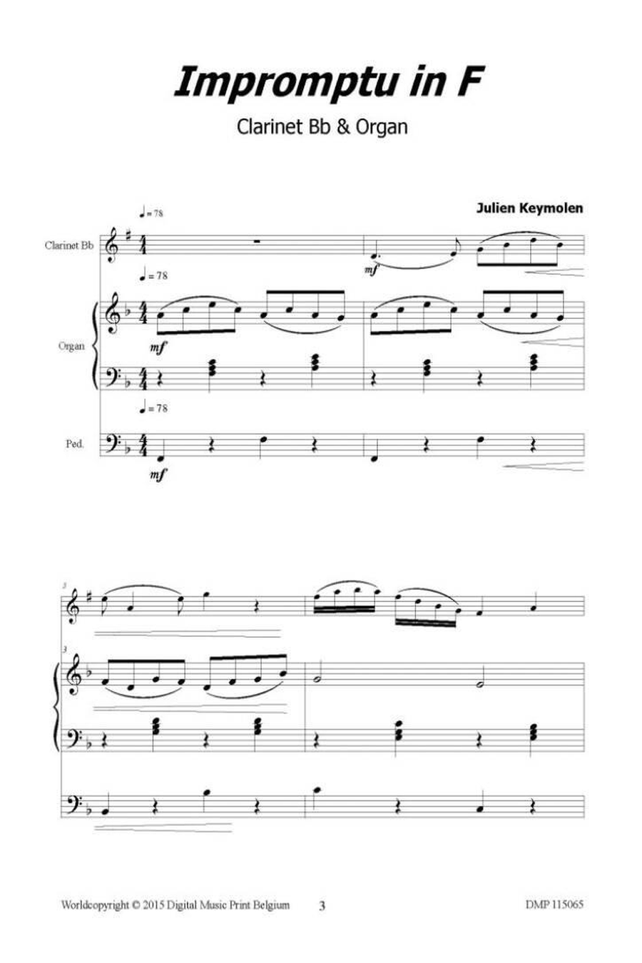 Impromptu In F Clarinet scores gallery preview page 2