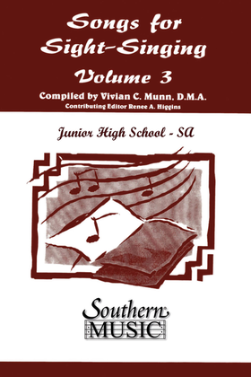 Songs for Sight Singing – Volume 3