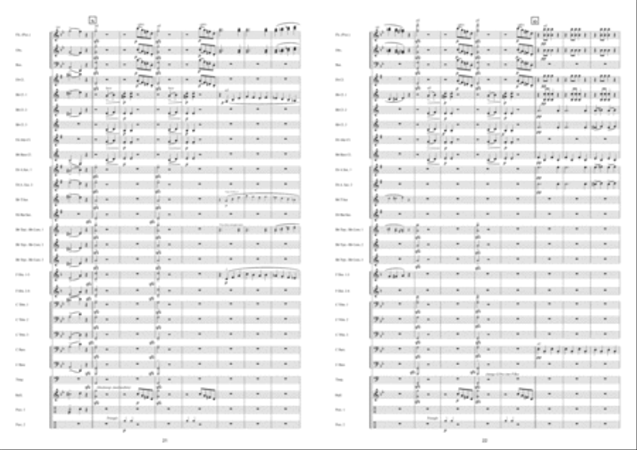Marche Militaire Française Fanfare Band scores gallery preview page 12