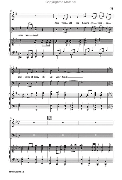 The Easter Story - SATB Score with Performance CD image number null