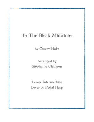 In The Bleak Midwinter (Lower Intermediate Harp Solo)