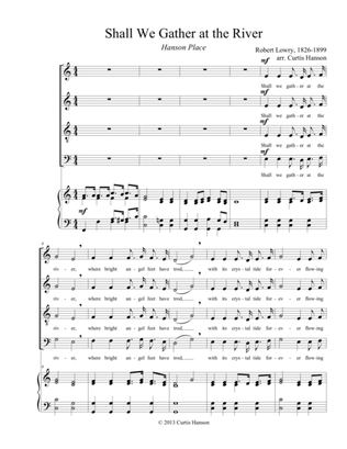 Shall We Gather at the River (SATB)