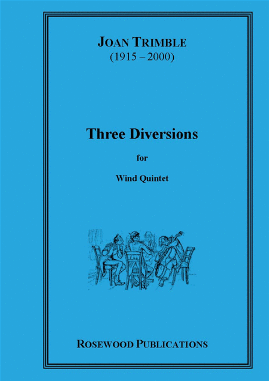 Three Diversions for Wind Quintet Woodwind Quintet scores gallery preview page 1