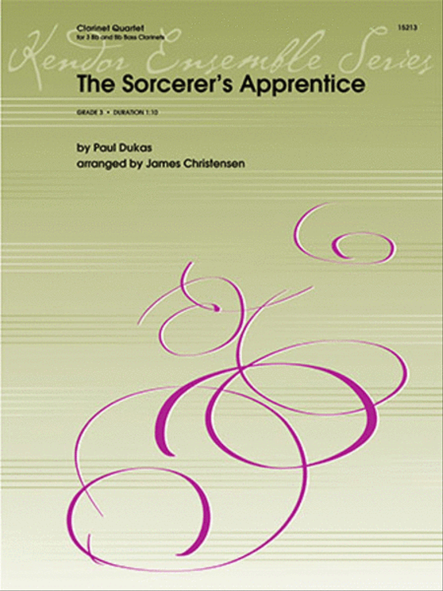 Sorcerer's Apprentice, The Clarinet Quartet scores gallery preview page 1