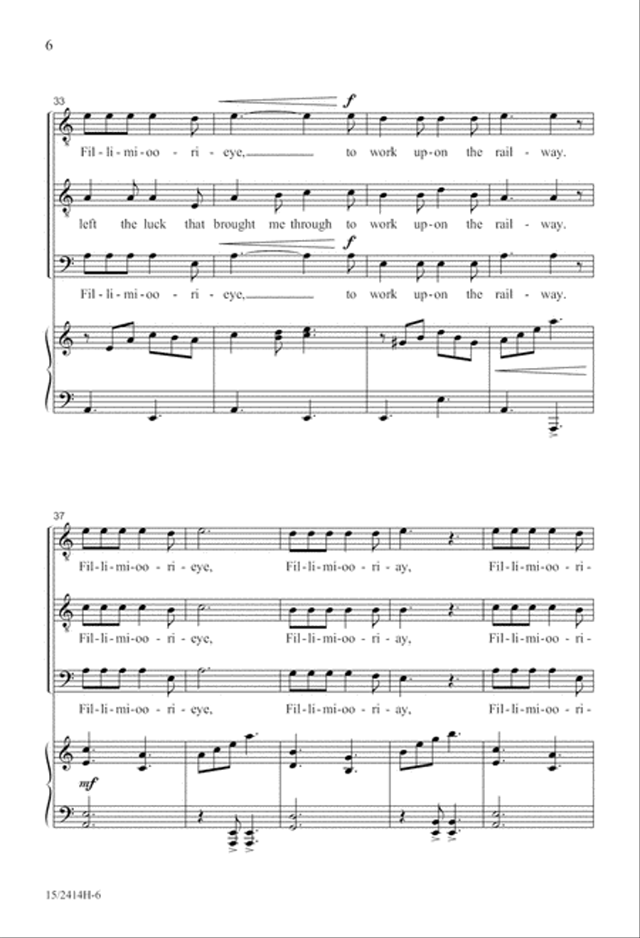 To Work Upon the Railway (Fil-li-mi-oo-ri-ay) TTB scores gallery preview page 7