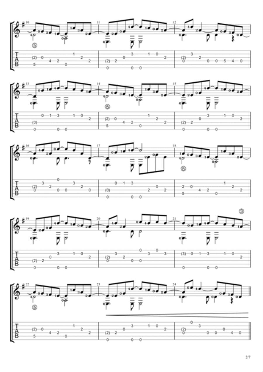 Another Day In Paradise Acoustic Guitar scores gallery preview page 2