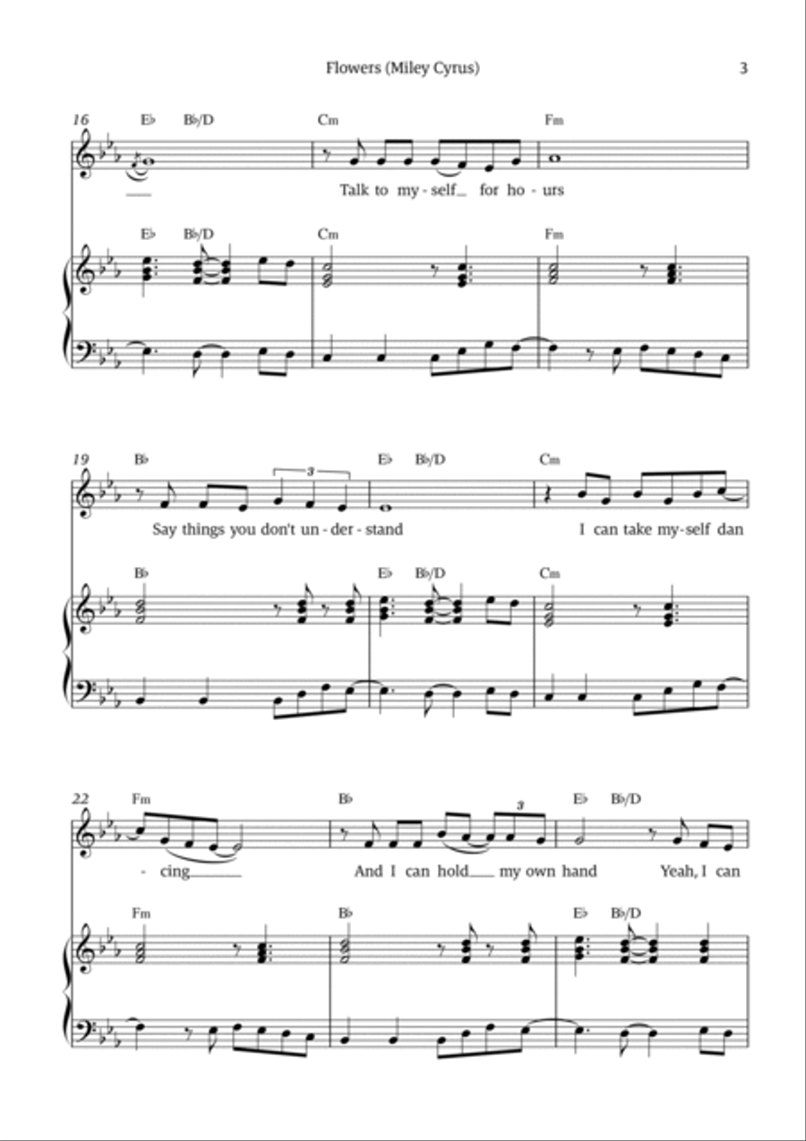 Flowers Voice scores gallery preview page 3