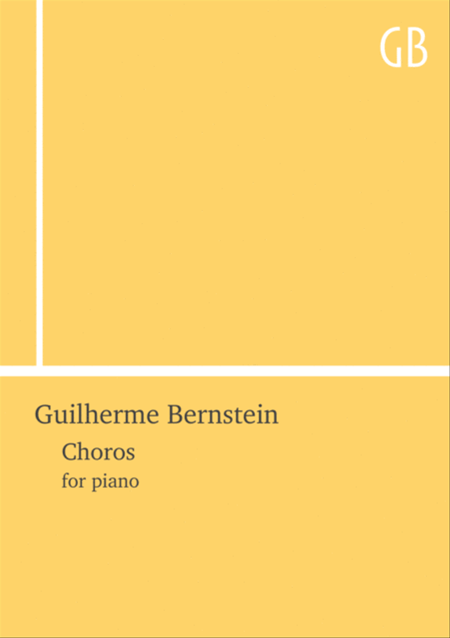 Choros by Guilherme Bernstein Piano Solo scores gallery preview page 1