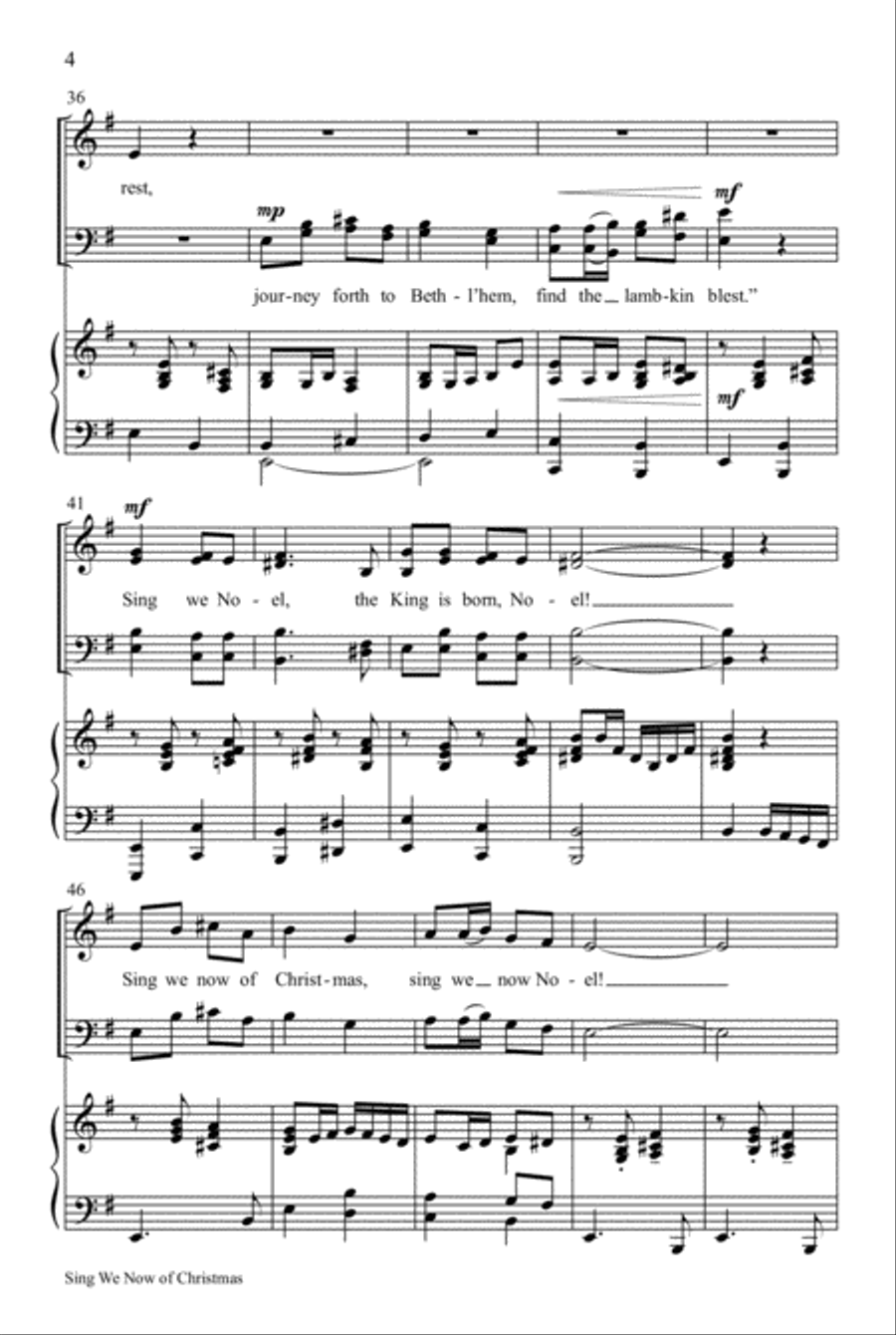 Sing We Now of Christmas Sing We Now of Christmas 4-Part scores gallery preview page 10