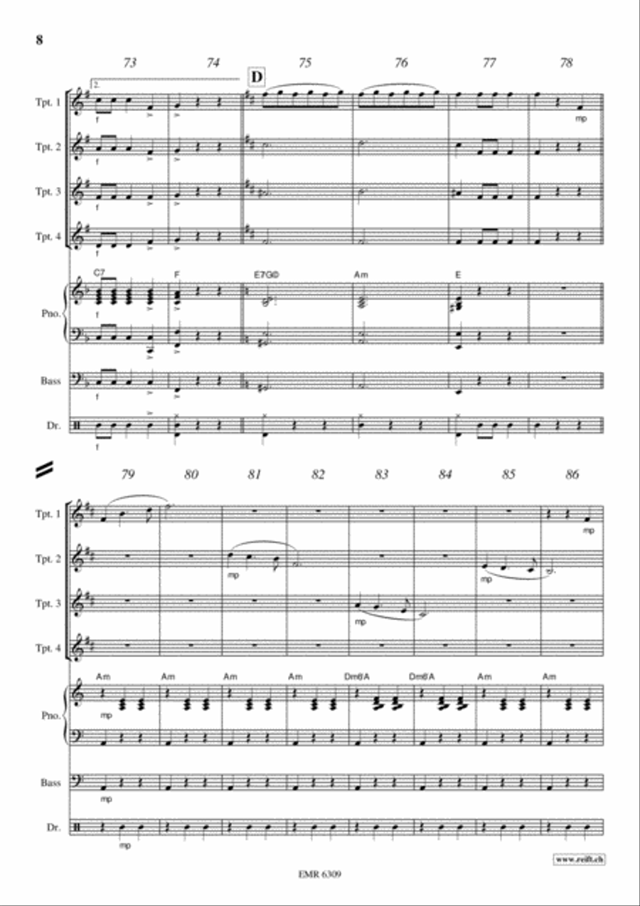 Donauwellen Trumpet scores gallery preview page 8
