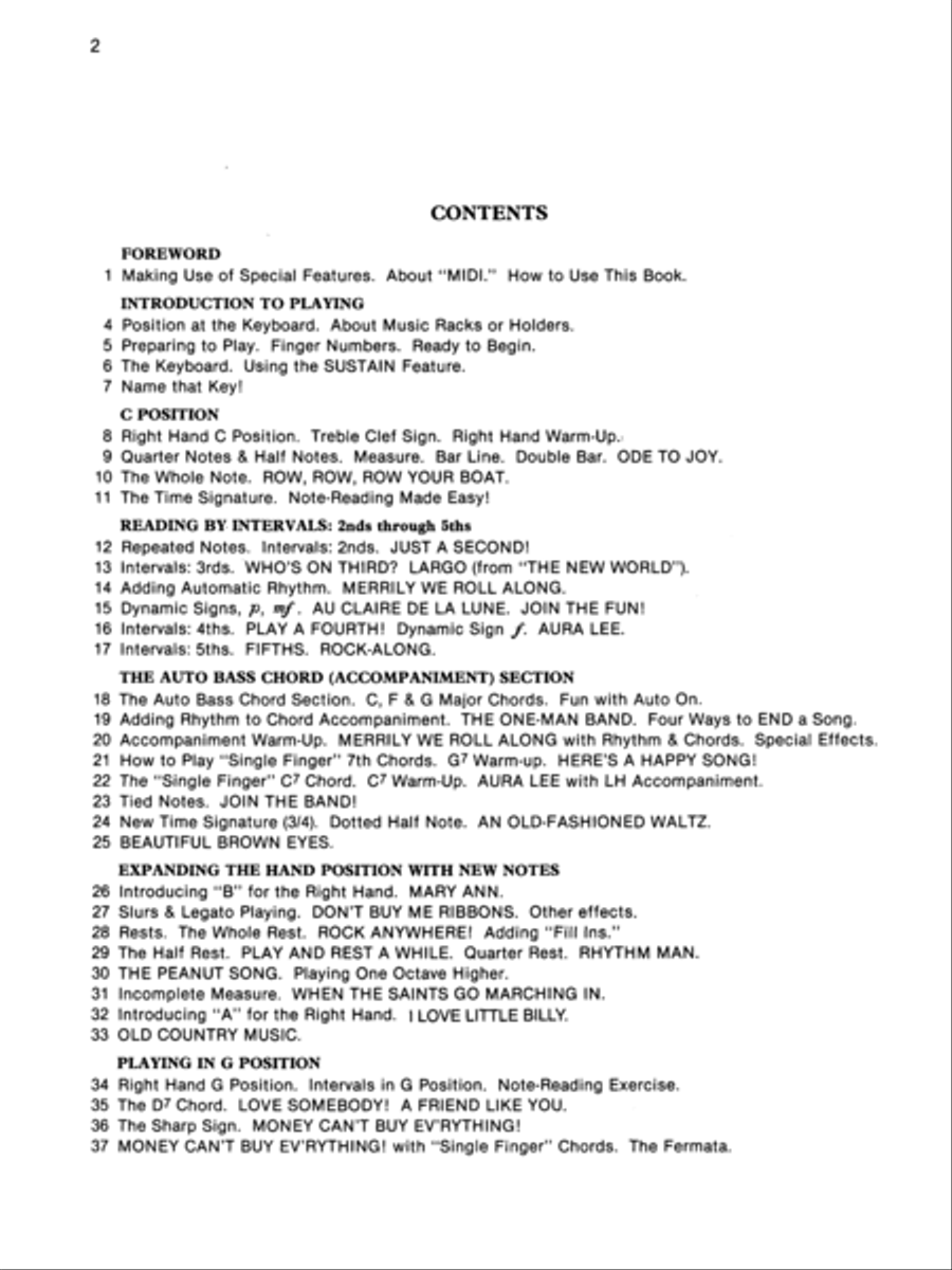 Alfred's Teach Yourself To Play Electronic Keyboard - Book Electronic Keyboard scores gallery preview page 2