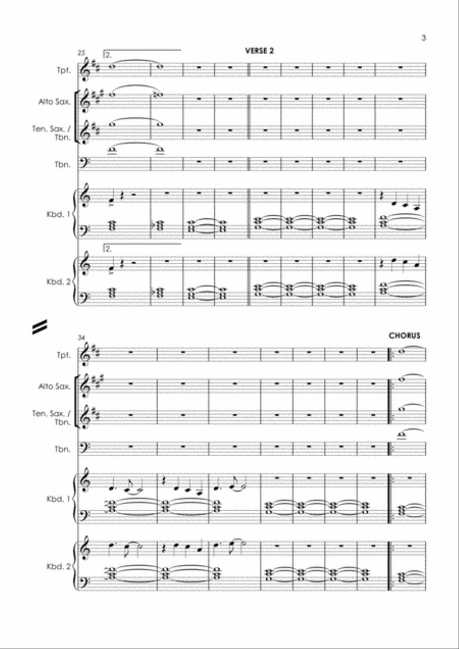 Somewhere In My Heart Tenor Saxophone scores gallery preview page 5
