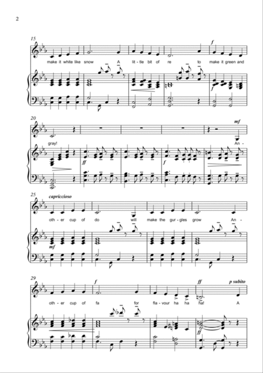 The Witch of Woccabocca - Gisela the Witch Voice scores gallery preview page 2