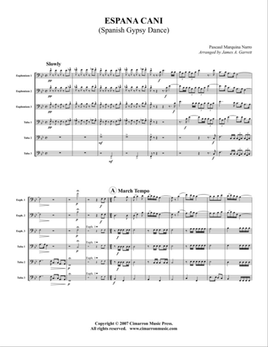 Espana Cani Large Ensemble scores gallery preview page 2