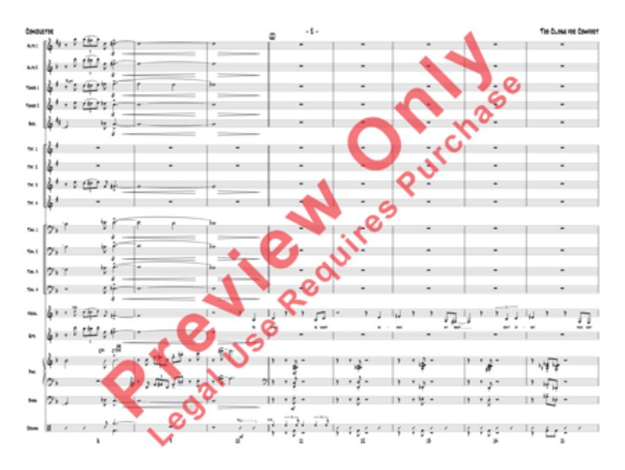 Too Close for Comfort Jazz Ensemble scores gallery preview page 5