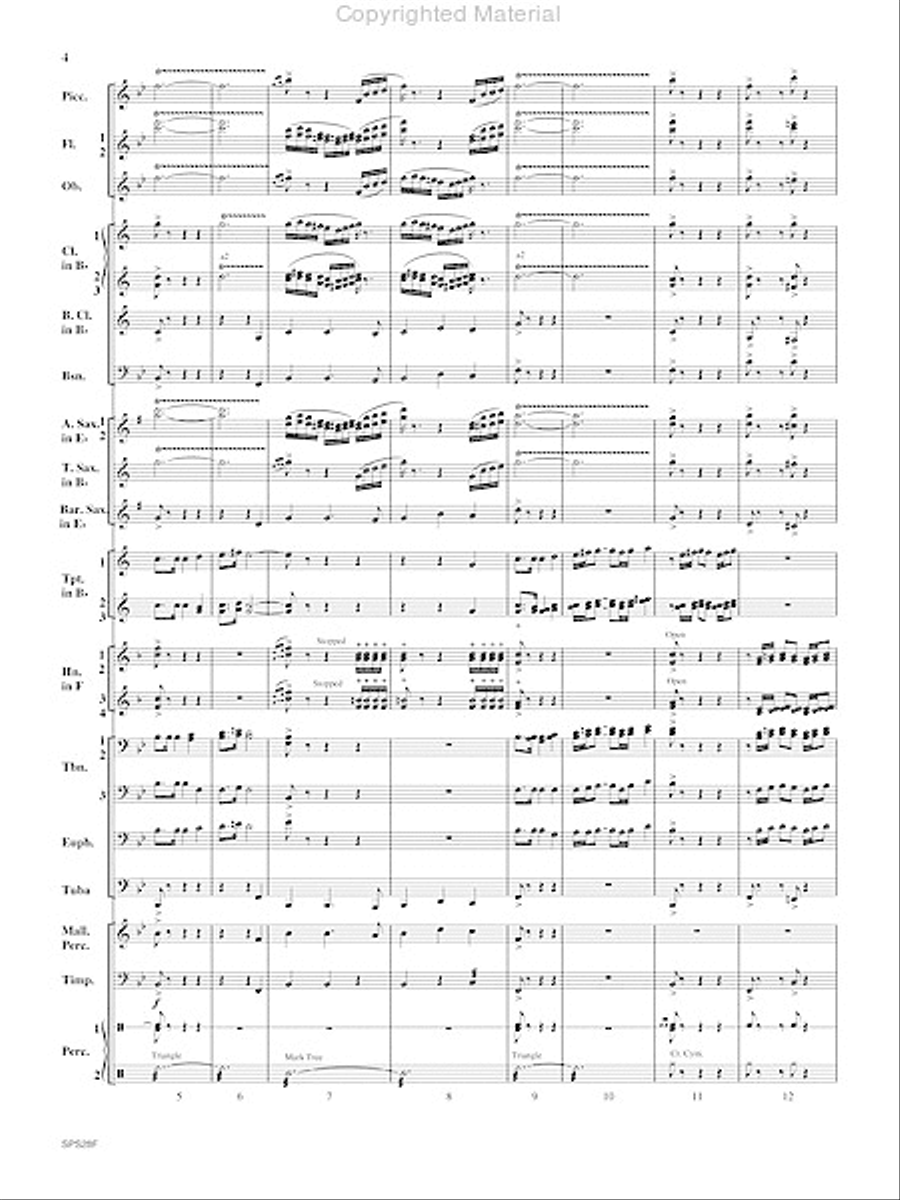 Holiday Portraits Concert Band scores gallery preview page 5