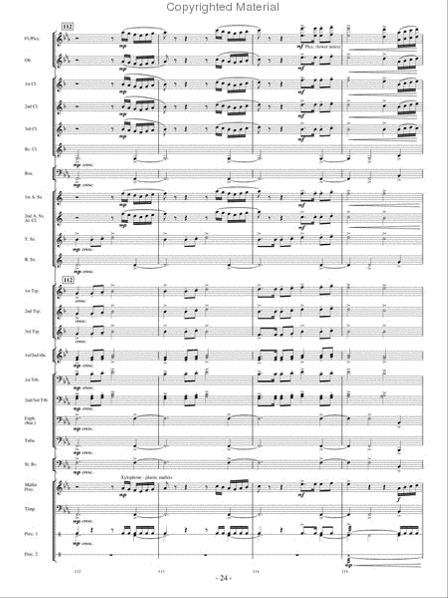 Make A Joyful Noise Concert Band scores gallery preview page 23