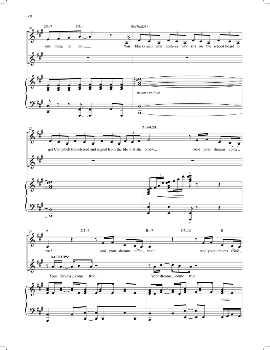 Killer Instinct (from Bring It On: The Musical) Piano, Vocal scores gallery preview page 3