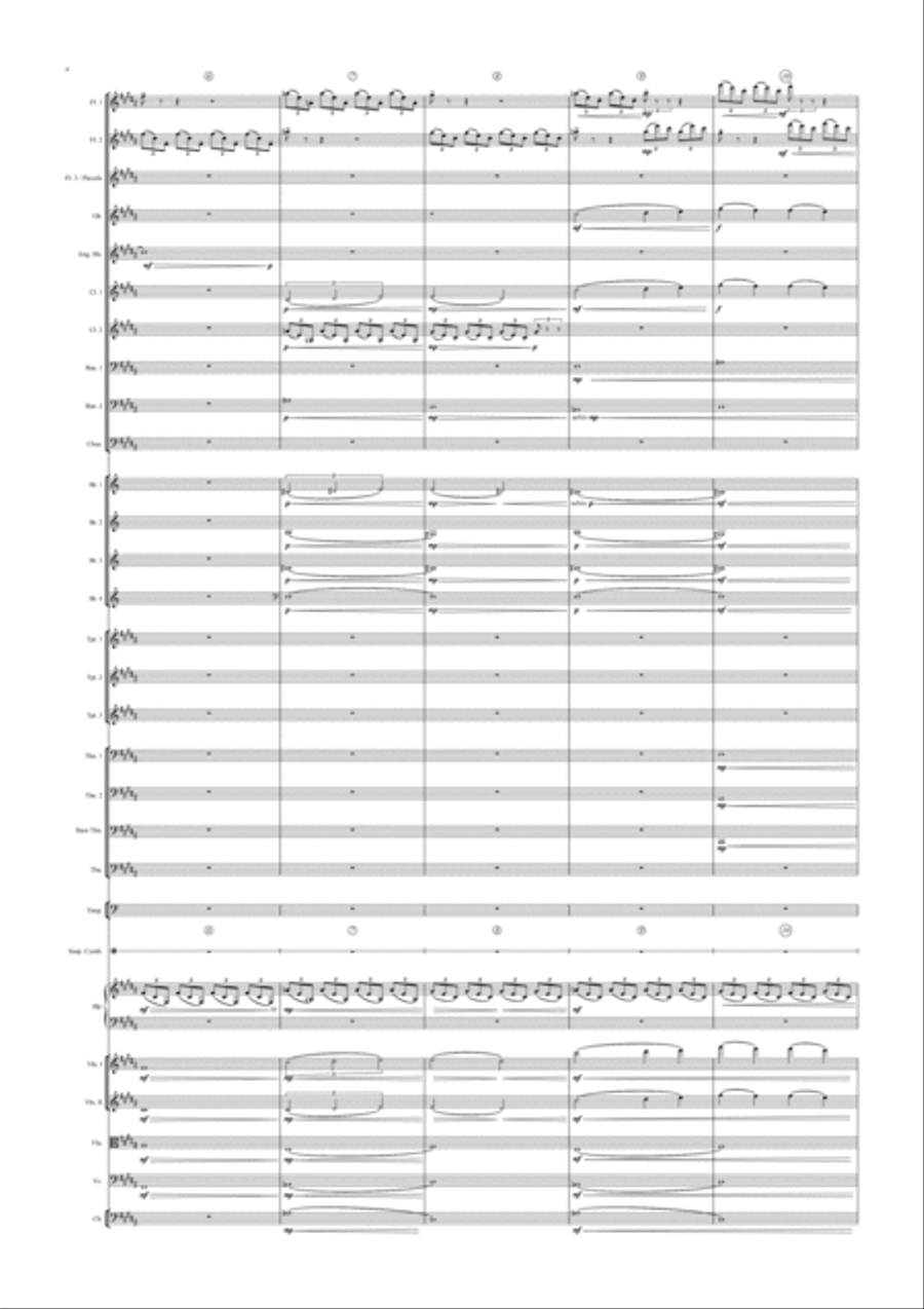 Tra Sogno e Fantasia Full Orchestra scores gallery preview page 4