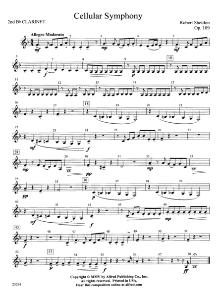 Cellular Symphony: 2nd B-flat Clarinet