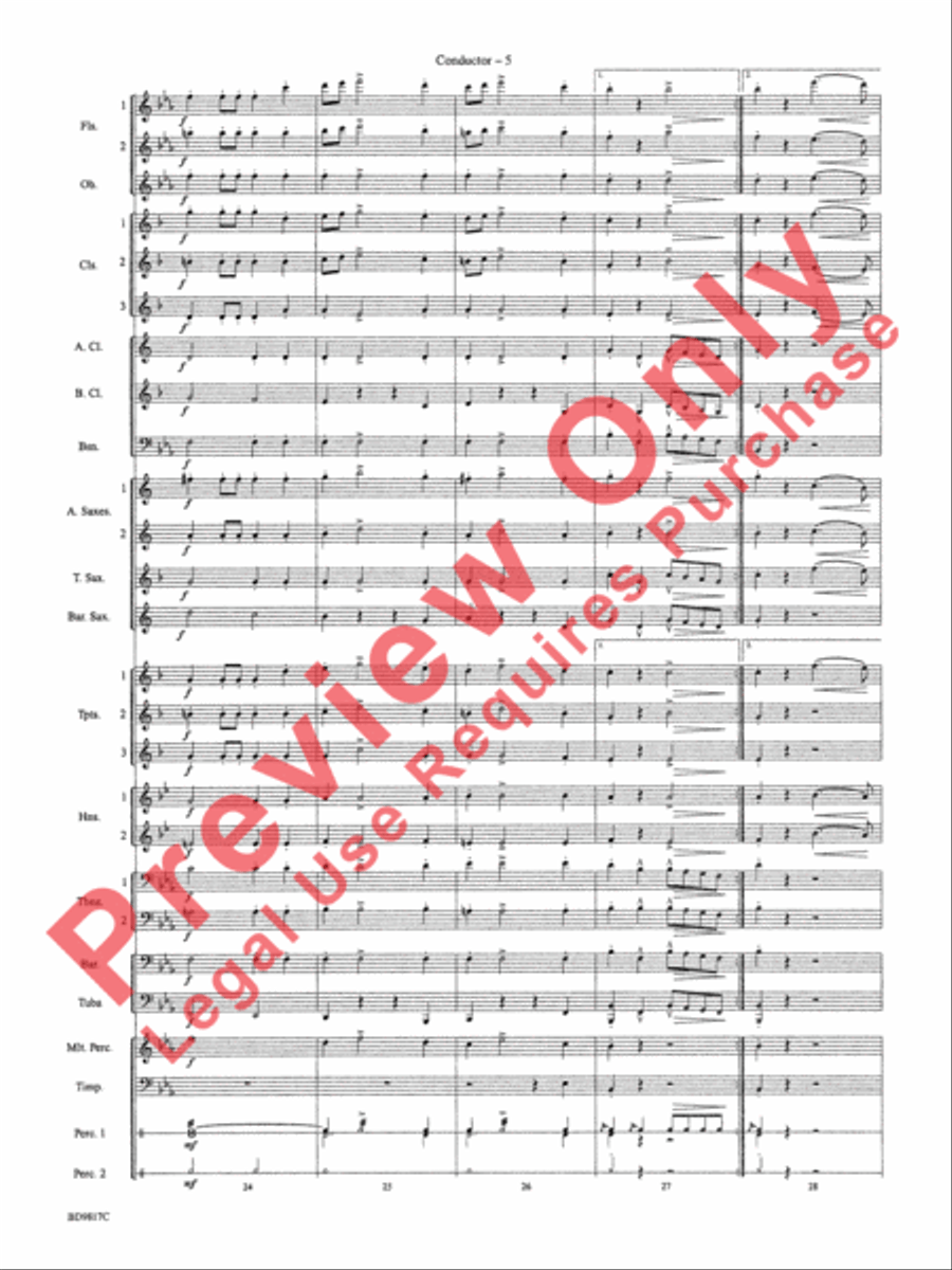 National Emblem National Emblem Concert Band scores gallery preview page 8