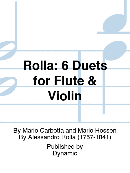 Rolla: 6 Duets for Flute & Violin