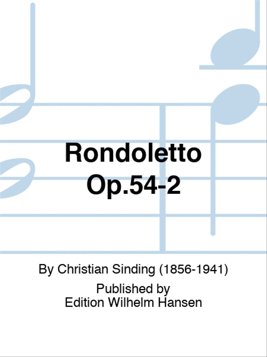 Rondoletto Op.54-2 Choir scores gallery preview page 1