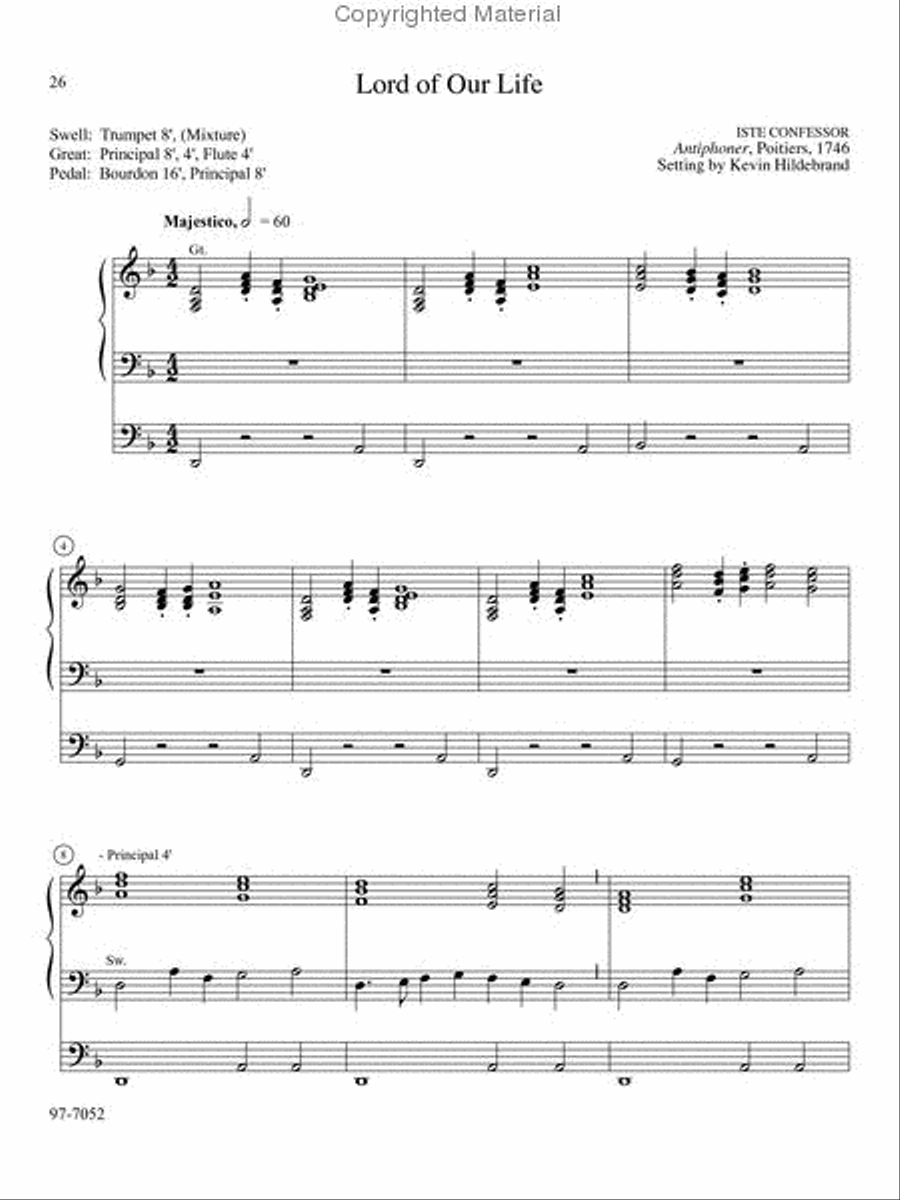 Musica Sacra: Easy Hymn Preludes for Organ, Vol. 3