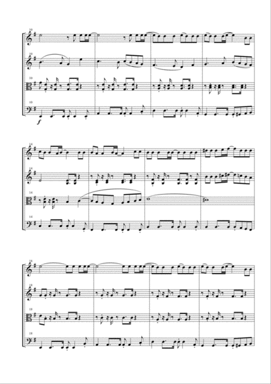 I Will Survive String Quartet scores gallery preview page 2