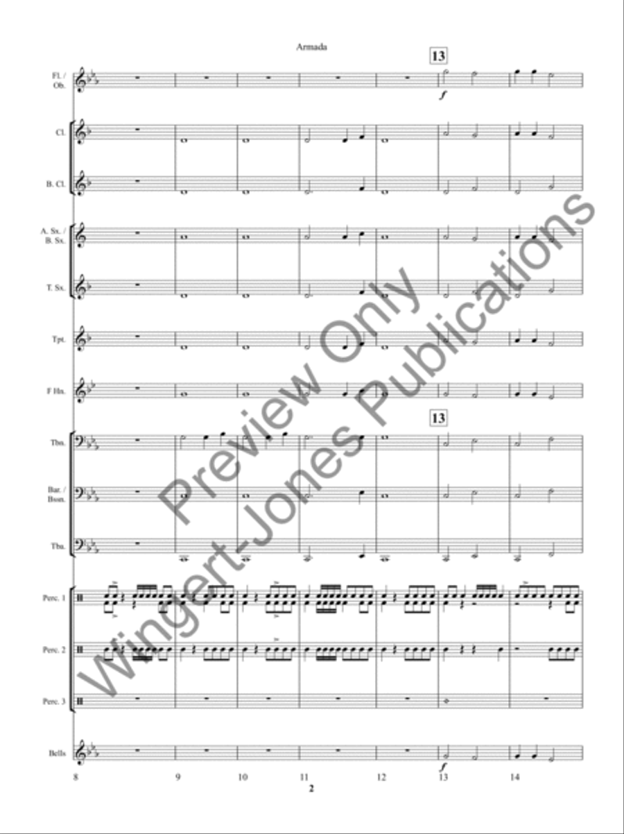 Armada Concert Band scores gallery preview page 5