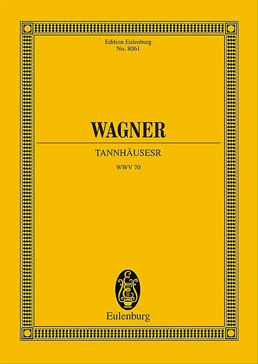 Tannhauser Und Der Sangerkrieg Auf Wartburg, Scenario 3 Acts Study Score Choir scores gallery preview page 1