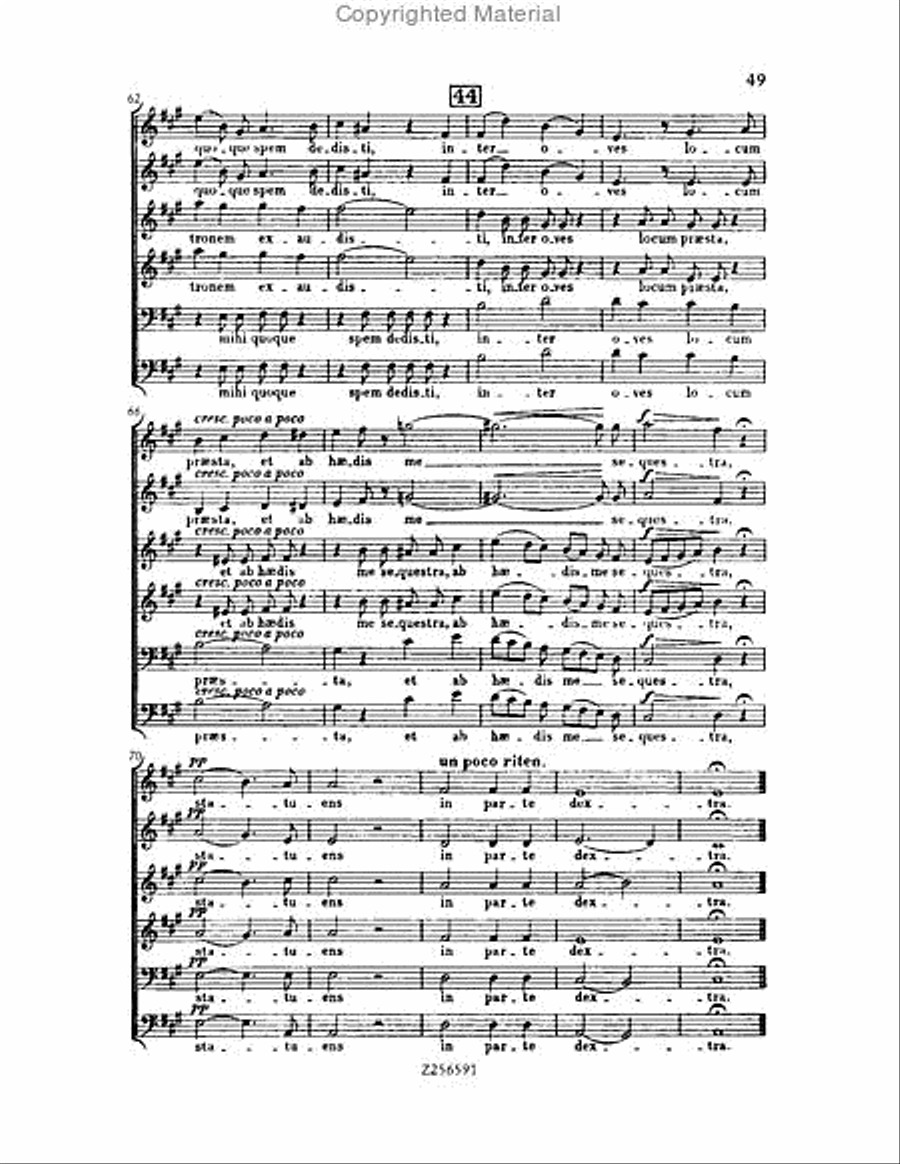 Grande Messe du Morts, H 75 Choir scores gallery preview page 49