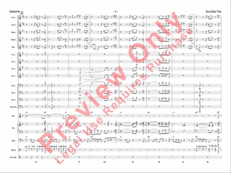 Cold Duck Time Cold Duck Time Jazz Ensemble scores gallery preview page 5