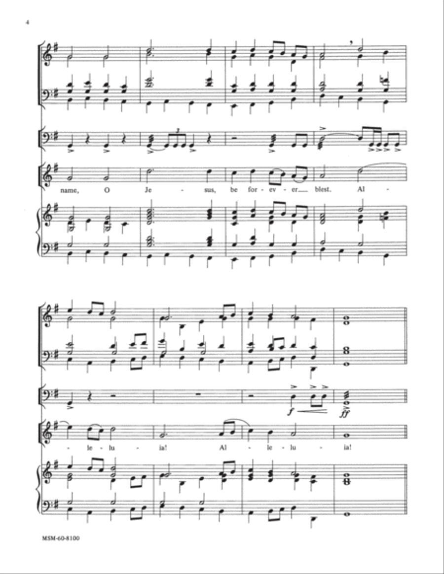 For All the Saints Choir scores gallery preview page 4