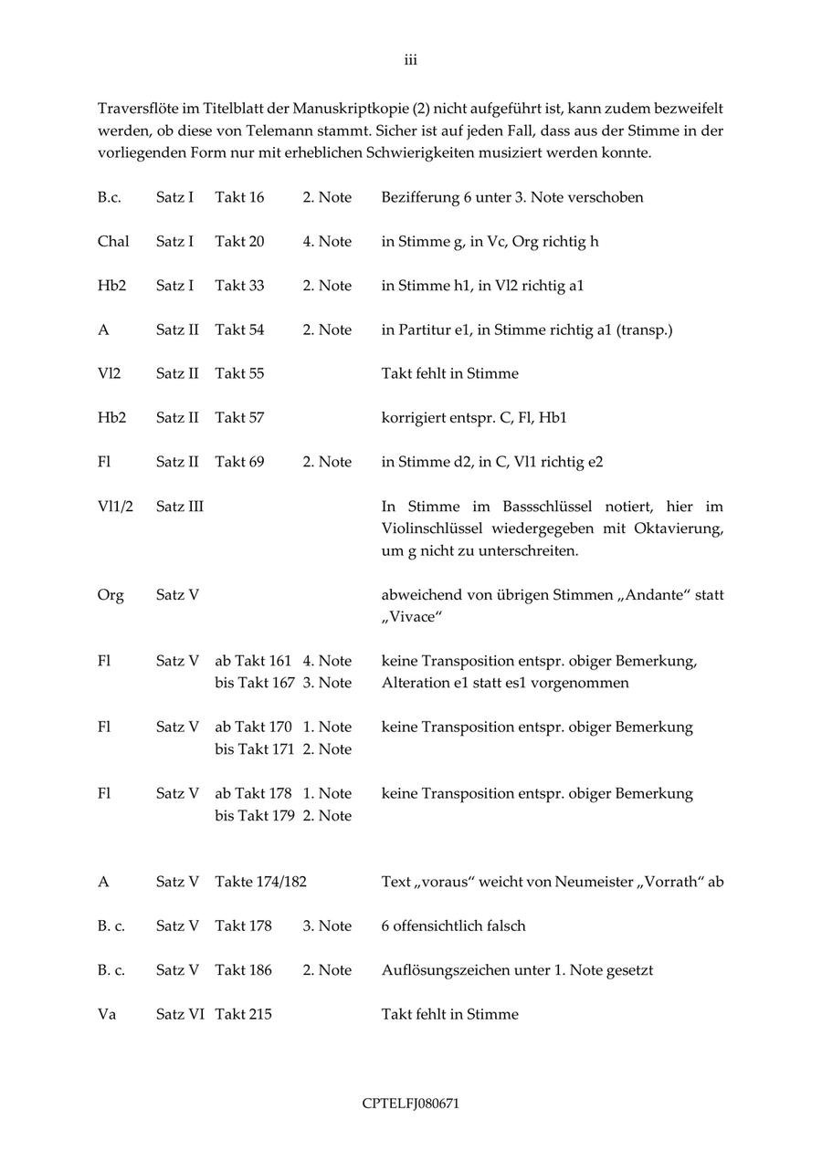 Gott Lob, nun geht das Jahr zu Ende TVWV 1:671 4-Part scores gallery preview page 5