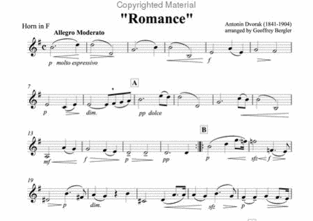 Romance for Horn & Piano image number null
