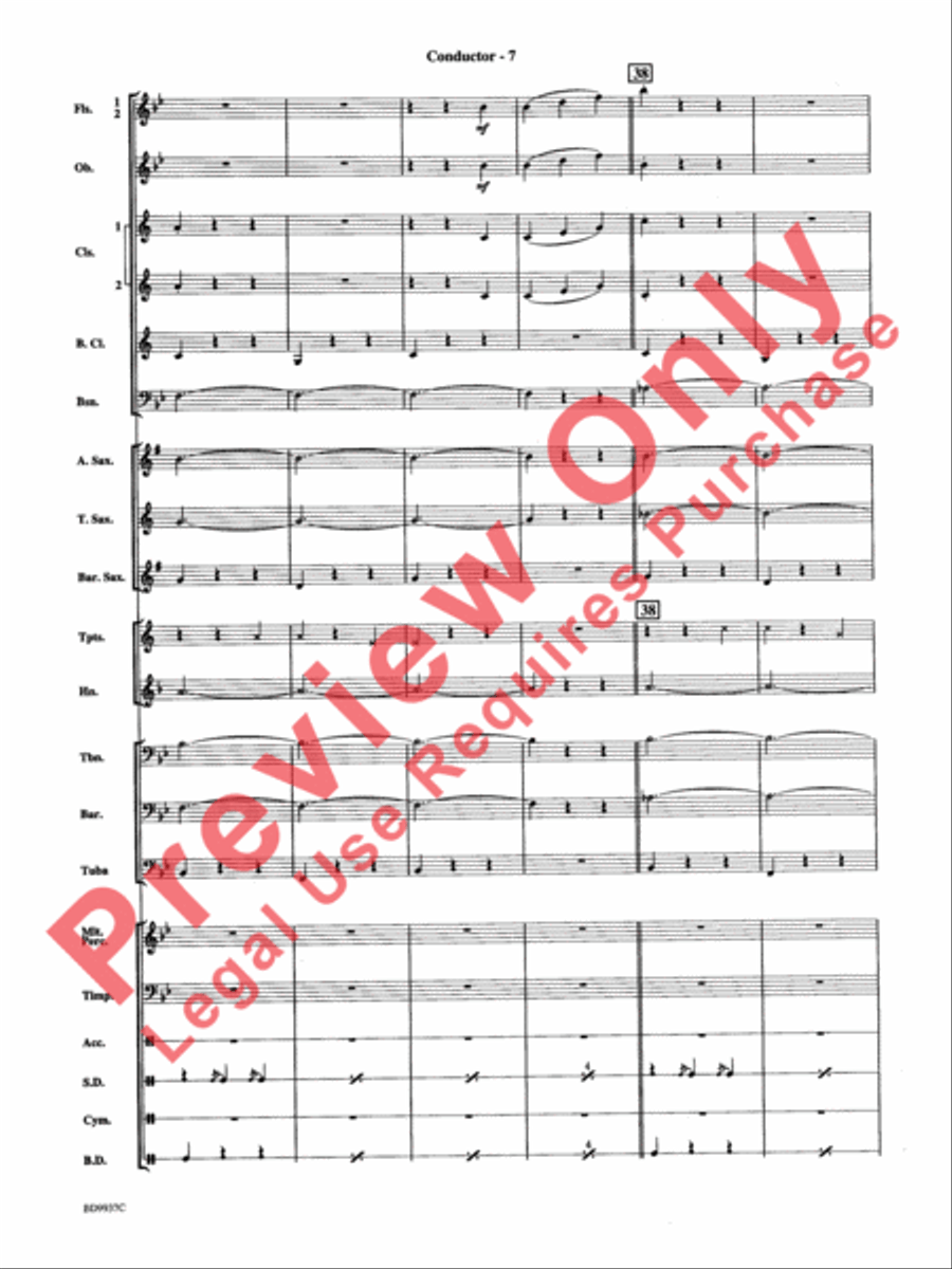 Mouthpiece Mania Concert Band scores gallery preview page 10