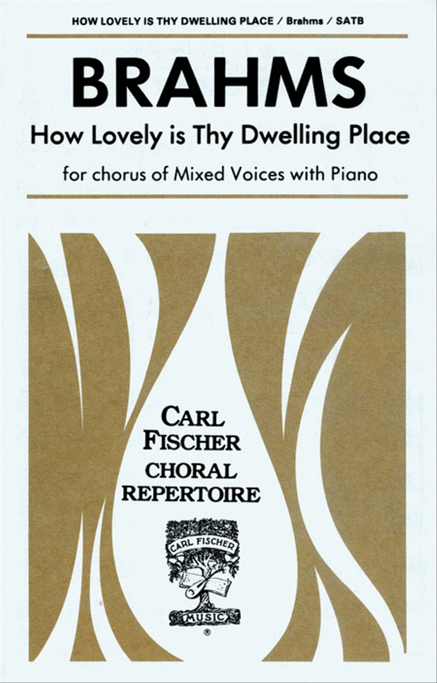 How Lovely Is Thy Dwelling Place 4-Part scores gallery preview page 1