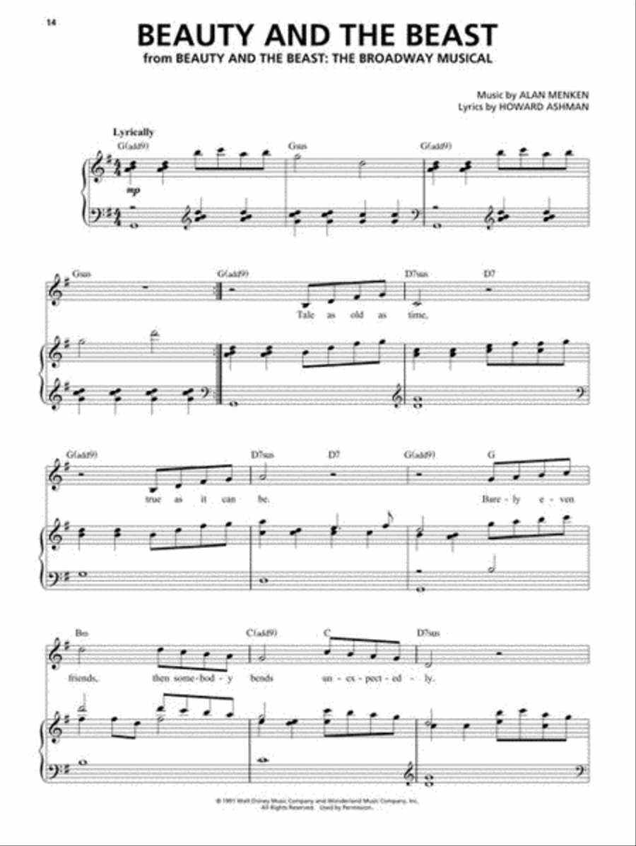 First 50 Broadway Songs You Should Sing High Voice scores gallery preview page 8
