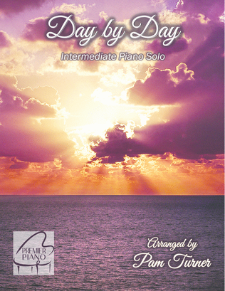 Book cover for Day by Day (Intermediate Sacred Piano Solo)