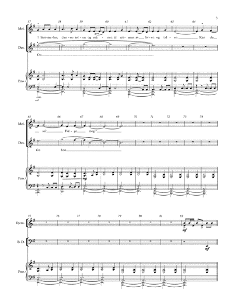 Reven (The Fox) Choir scores gallery preview page 3