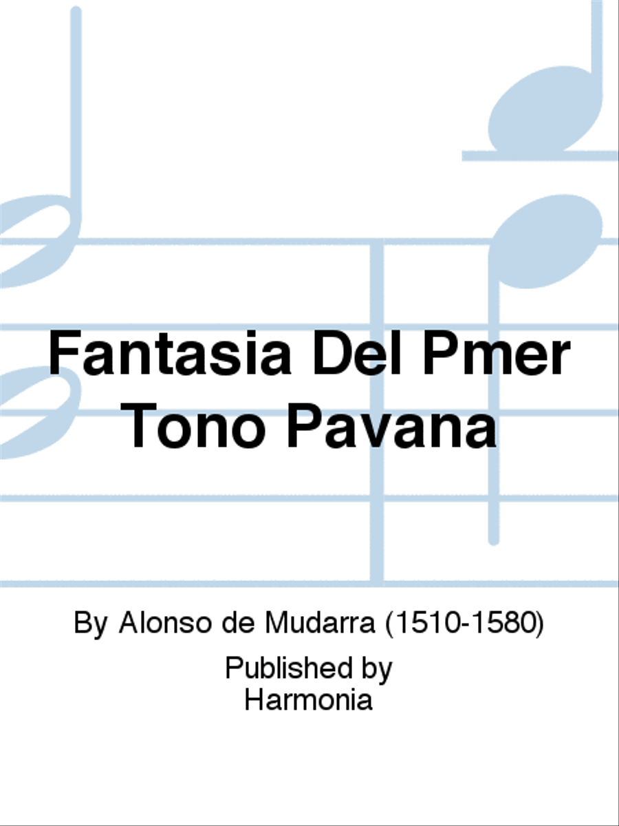 Fantasia Del Pmer Tono Pavana Classical Guitar scores gallery preview page 1